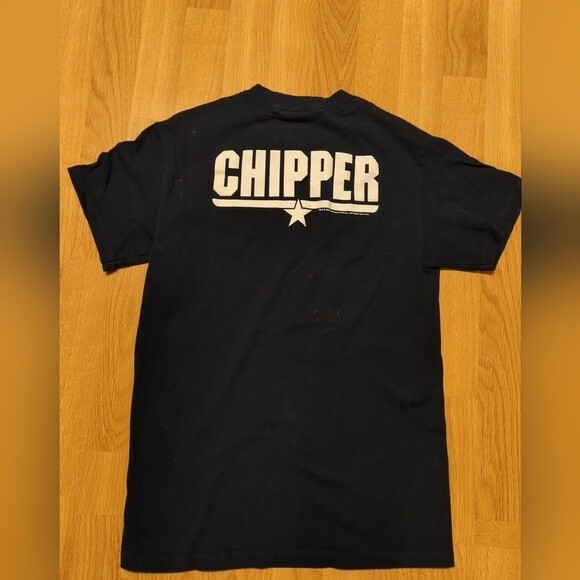 Top Gun T-Shirt Adult Small Movie Classic Logo Navy Blue Chipper - Picture 4 of 5